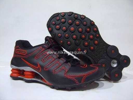 Fonctionnel Pour Hommes Nike Shox Nz Chaussures Noir Et Rouge